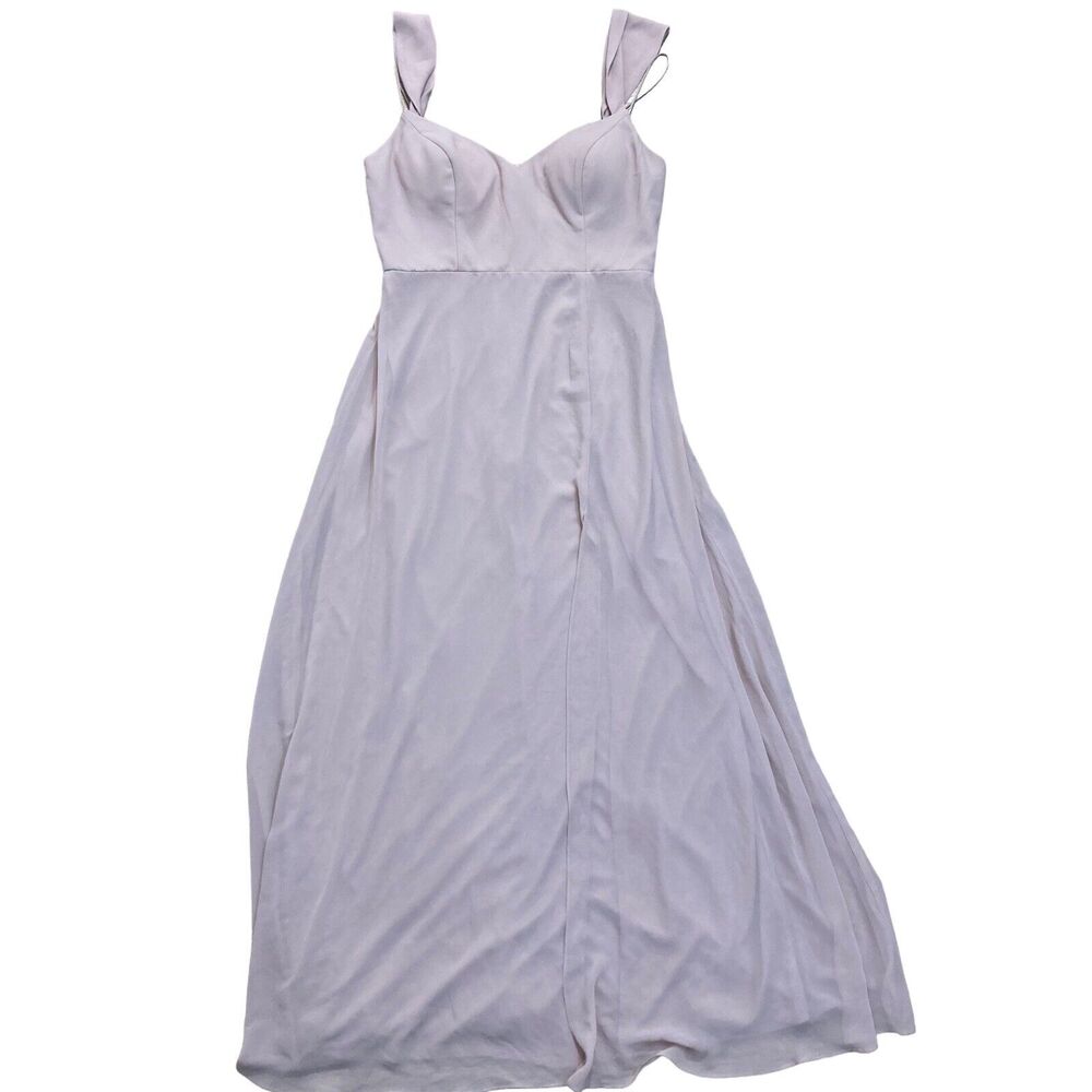 Levkoff Size 12 Ariella 7113 Bridesmaid Formal Prom Dress Pink Off Shoulder NWOT